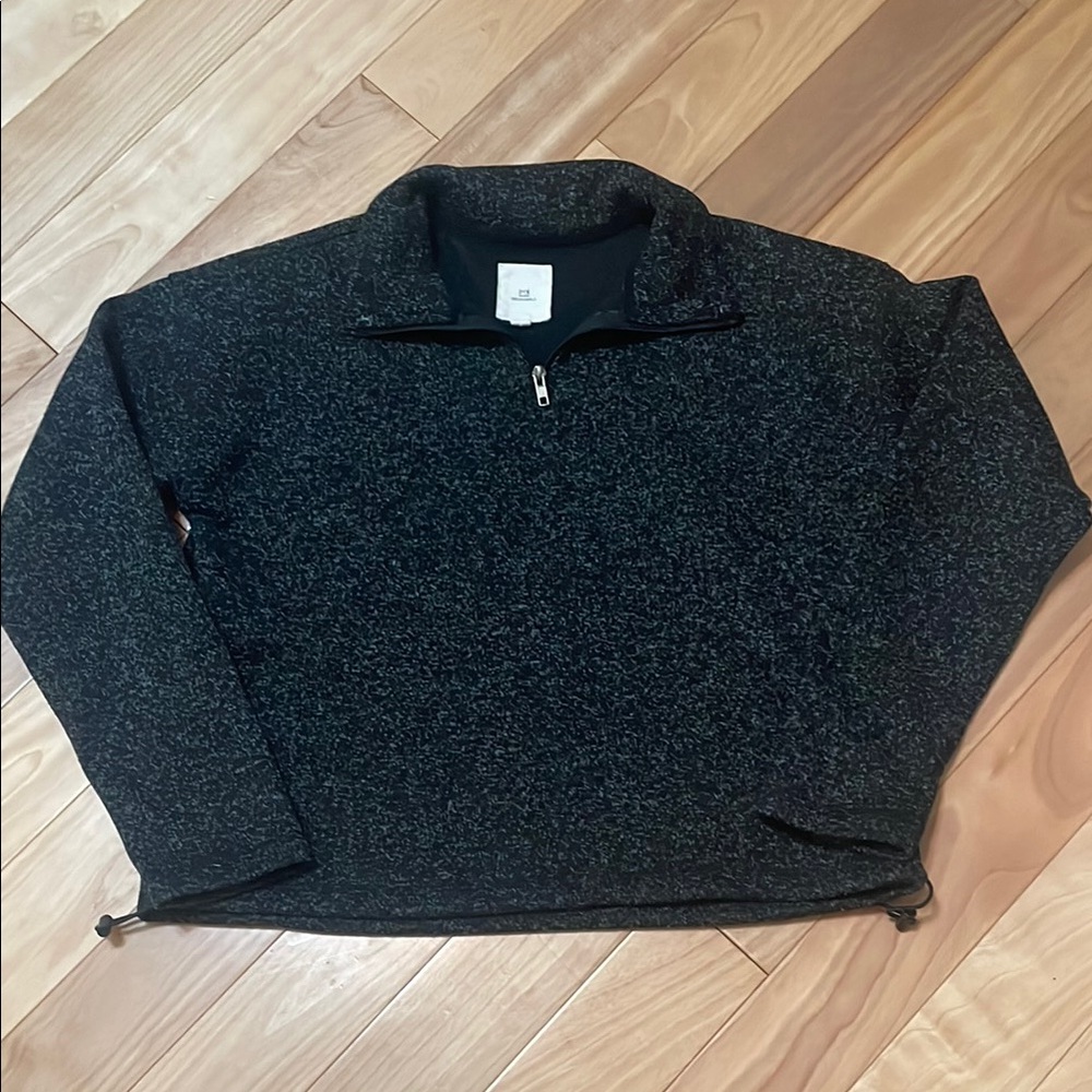 Women’s Black Quarter-Zip Sweater